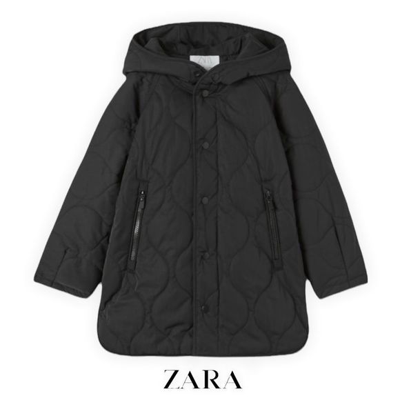 Zara Jackets & Coats Zara Kids Black Long Puffer Parka Poshmark